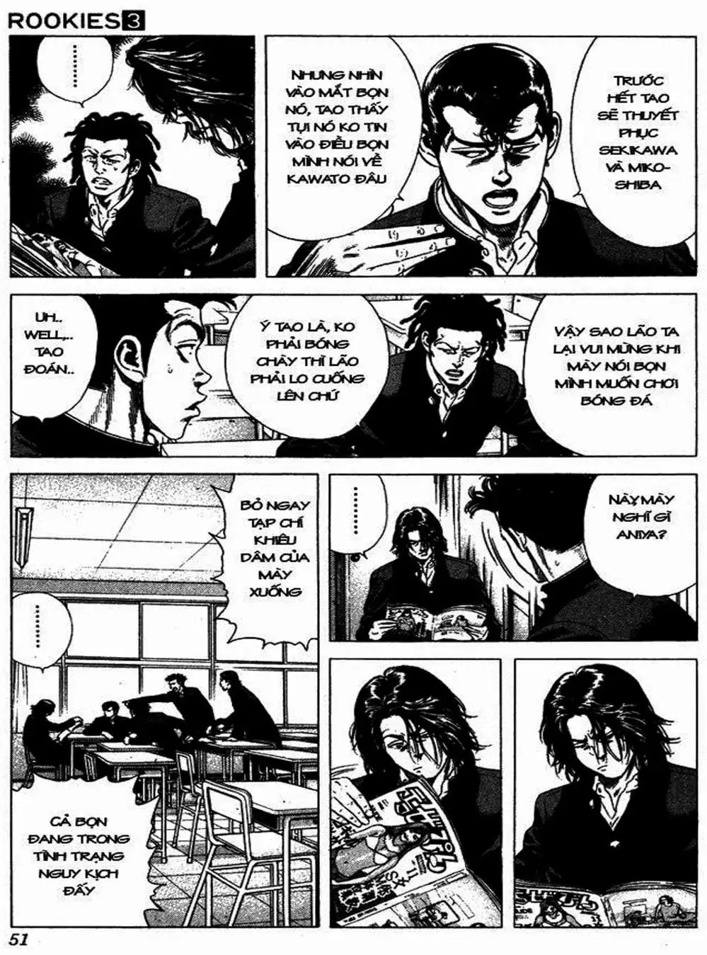 Truyện Tranh Những Chàng Tân Binh - Rookies trang 5