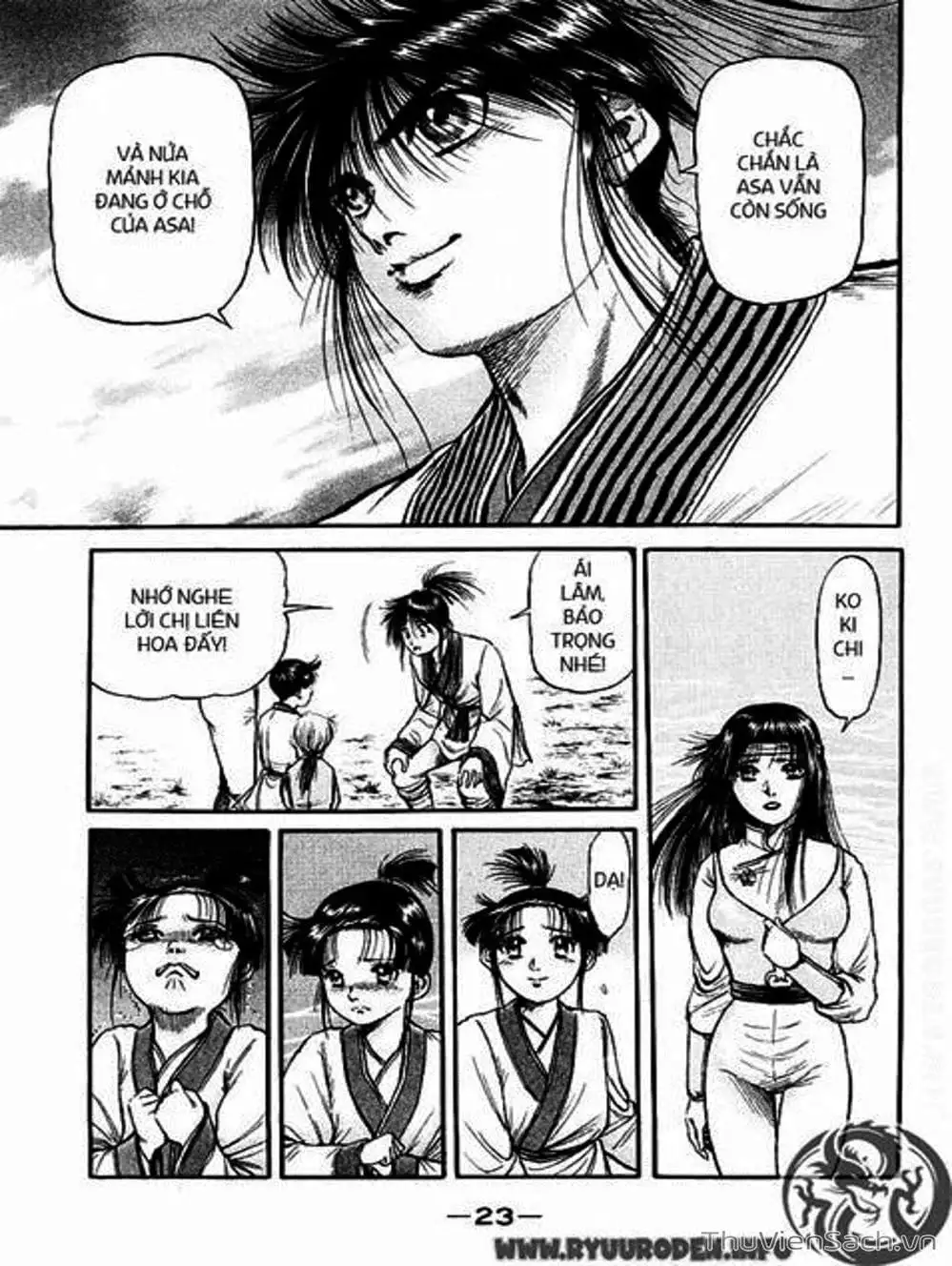 Truyện Tranh Chú Bé Rồng - Ryuuroden trang 5