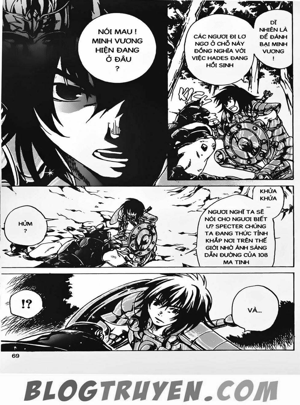 Truyện Tranh Truyền Thuyết Minh Vương - Sain Saiyan: The Lost Canvas trang 4