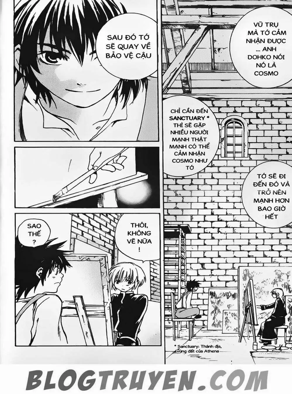 Truyện Tranh Truyền Thuyết Minh Vương - Sain Saiyan: The Lost Canvas trang 4