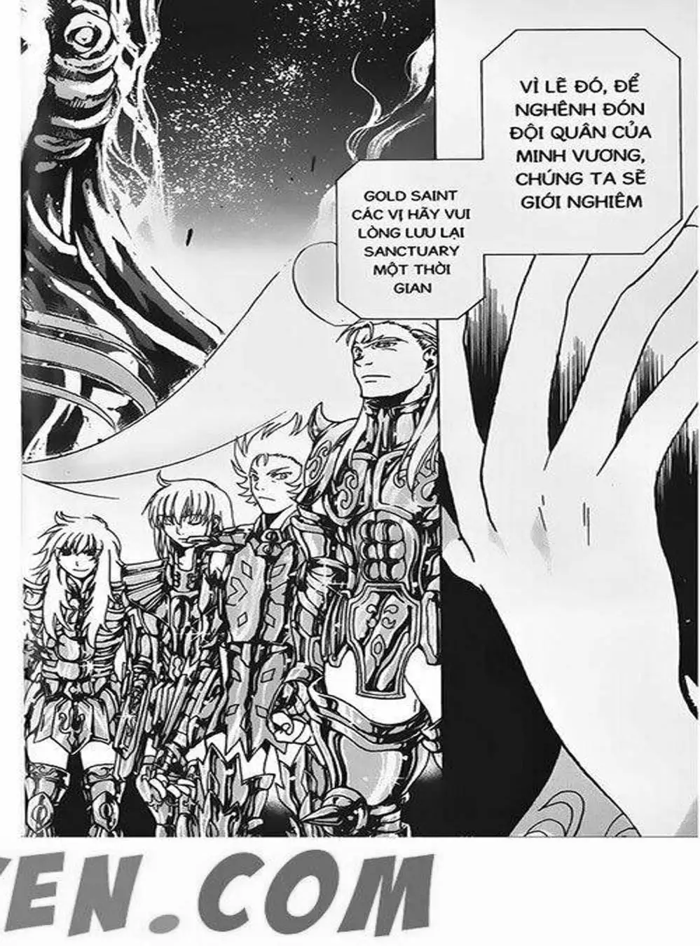 Truyện Tranh Truyền Thuyết Minh Vương - Sain Saiyan: The Lost Canvas trang 4