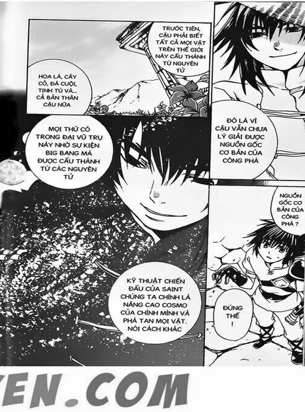 Truyện Tranh Truyền Thuyết Minh Vương - Sain Saiyan: The Lost Canvas trang 4