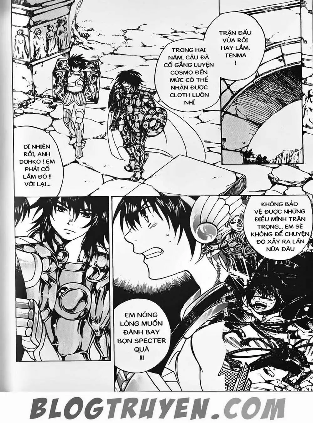 Truyện Tranh Truyền Thuyết Minh Vương - Sain Saiyan: The Lost Canvas trang 4