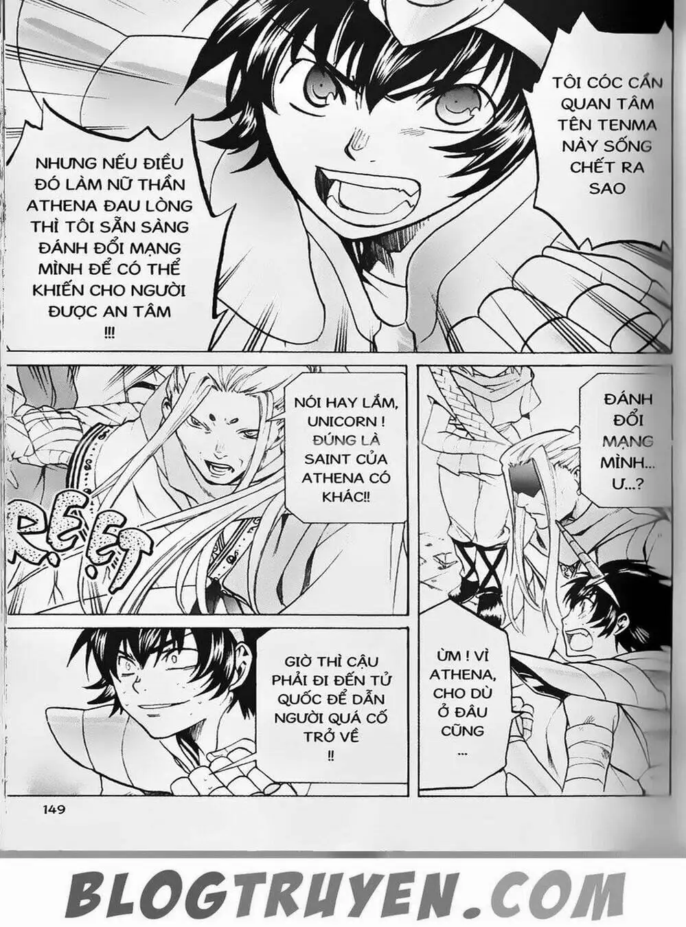 Truyện Tranh Truyền Thuyết Minh Vương - Sain Saiyan: The Lost Canvas trang 4