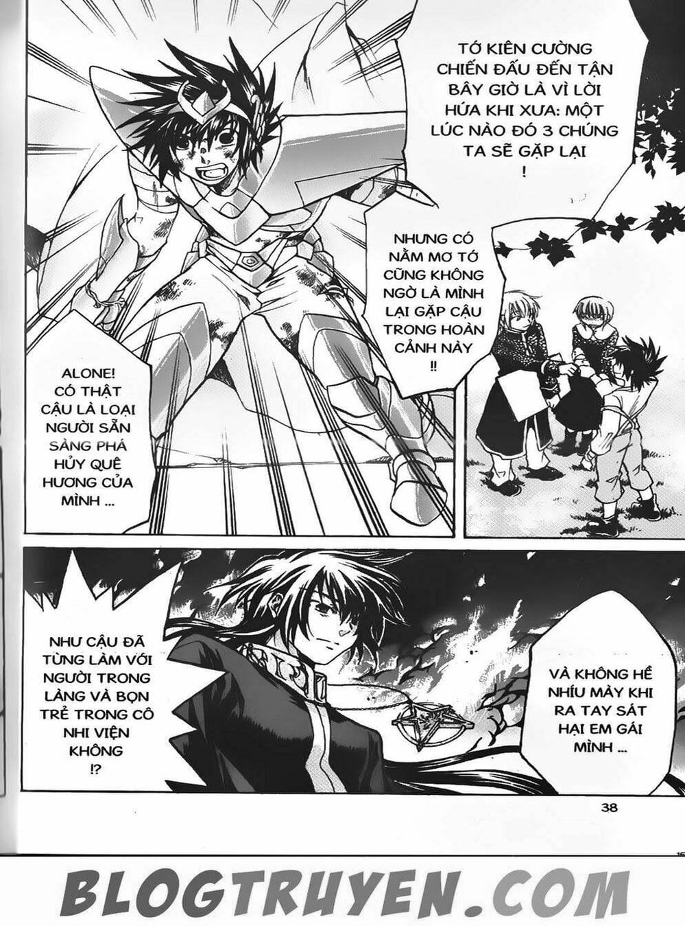 Truyện Tranh Truyền Thuyết Minh Vương - Sain Saiyan: The Lost Canvas trang 4