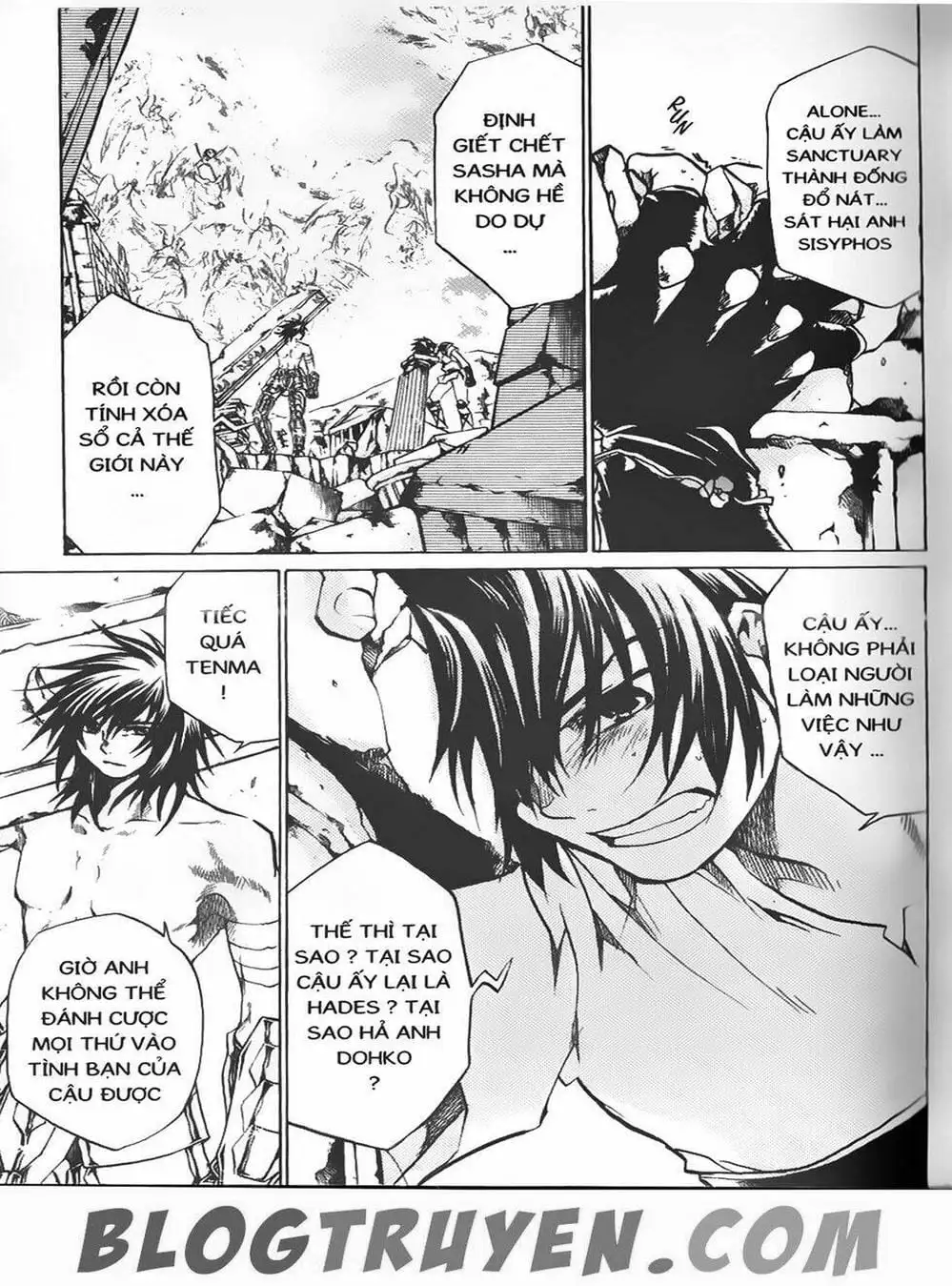 Truyện Tranh Truyền Thuyết Minh Vương - Sain Saiyan: The Lost Canvas trang 4