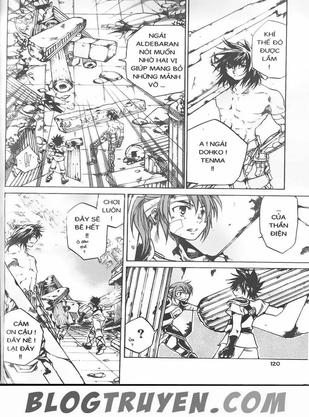 Truyện Tranh Truyền Thuyết Minh Vương - Sain Saiyan: The Lost Canvas trang 4