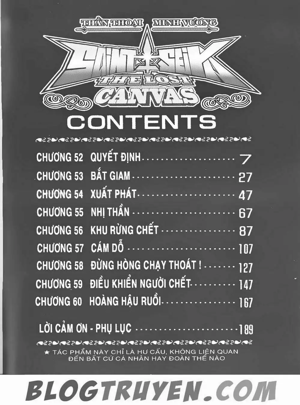 Truyện Tranh Truyền Thuyết Minh Vương - Sain Saiyan: The Lost Canvas trang 4