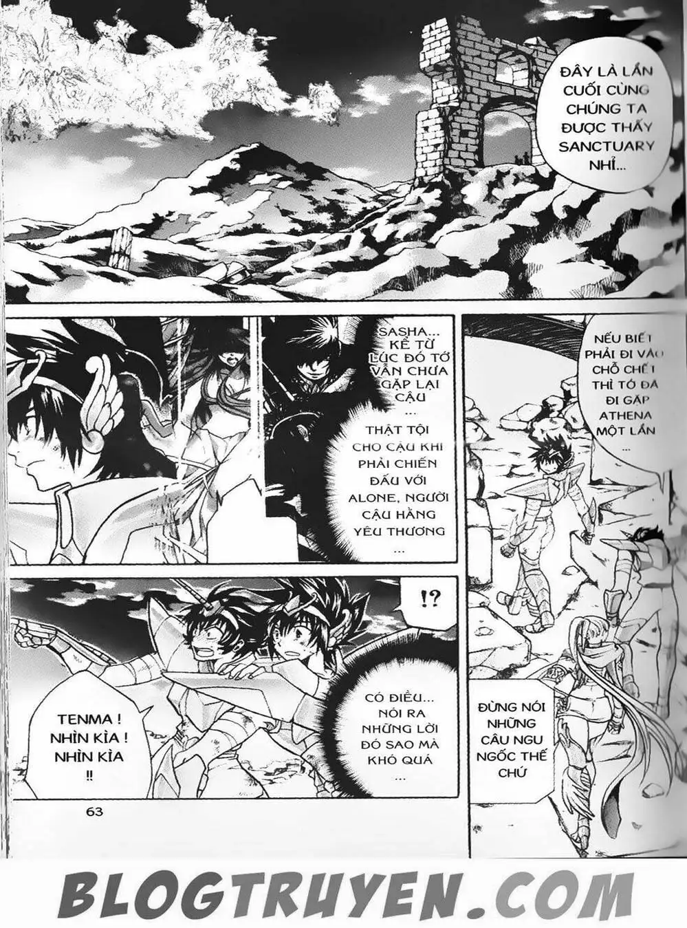 Truyện Tranh Truyền Thuyết Minh Vương - Sain Saiyan: The Lost Canvas trang 4