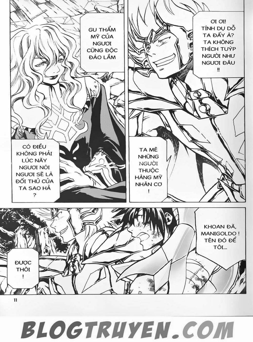 Truyện Tranh Truyền Thuyết Minh Vương - Sain Saiyan: The Lost Canvas trang 4