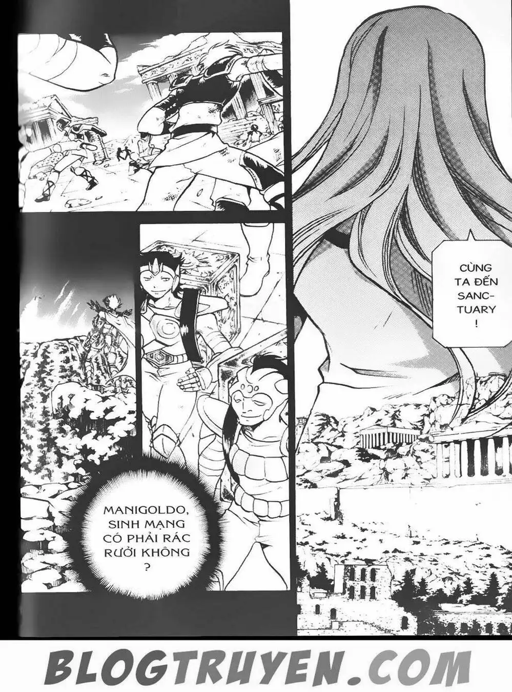 Truyện Tranh Truyền Thuyết Minh Vương - Sain Saiyan: The Lost Canvas trang 4