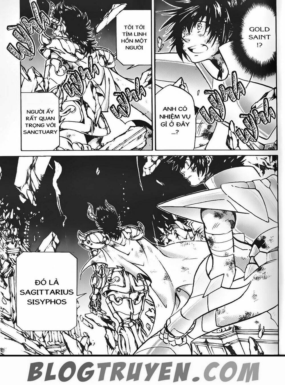 Truyện Tranh Truyền Thuyết Minh Vương - Sain Saiyan: The Lost Canvas trang 4