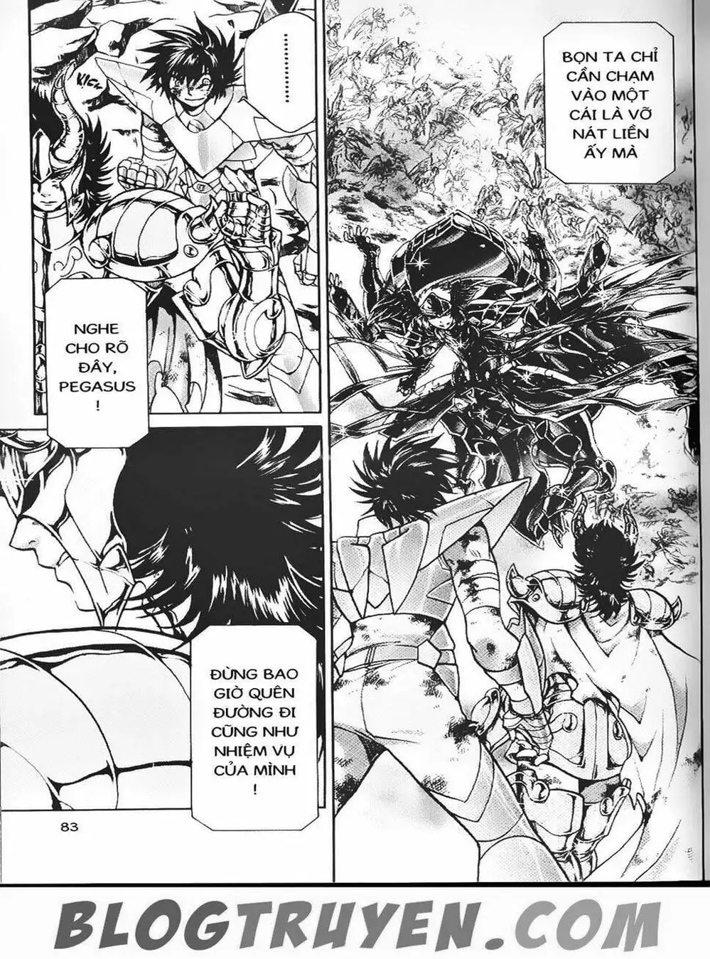 Truyện Tranh Truyền Thuyết Minh Vương - Sain Saiyan: The Lost Canvas trang 4