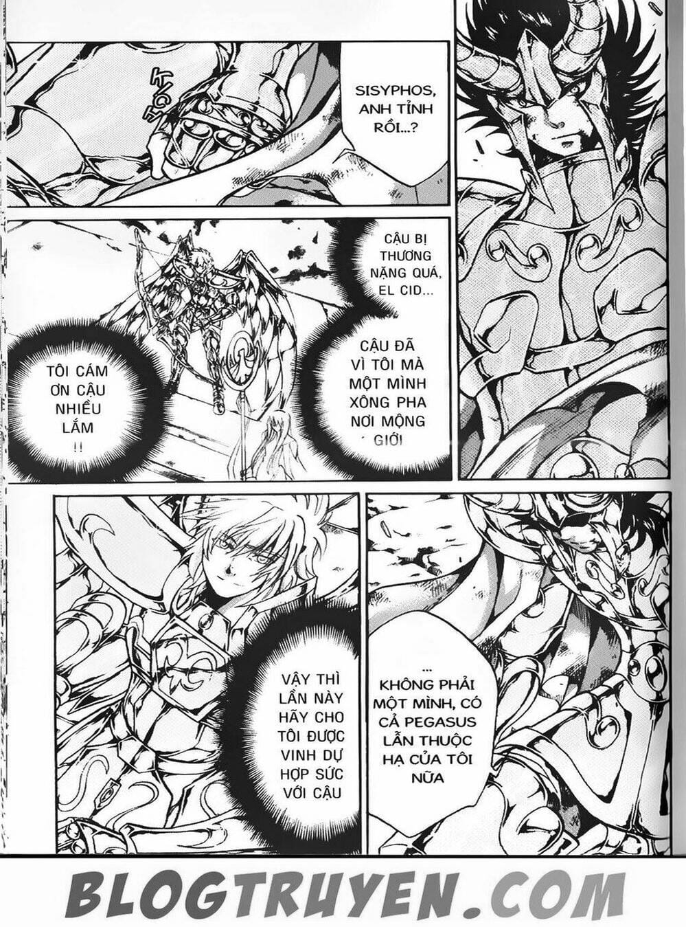 Truyện Tranh Truyền Thuyết Minh Vương - Sain Saiyan: The Lost Canvas trang 4