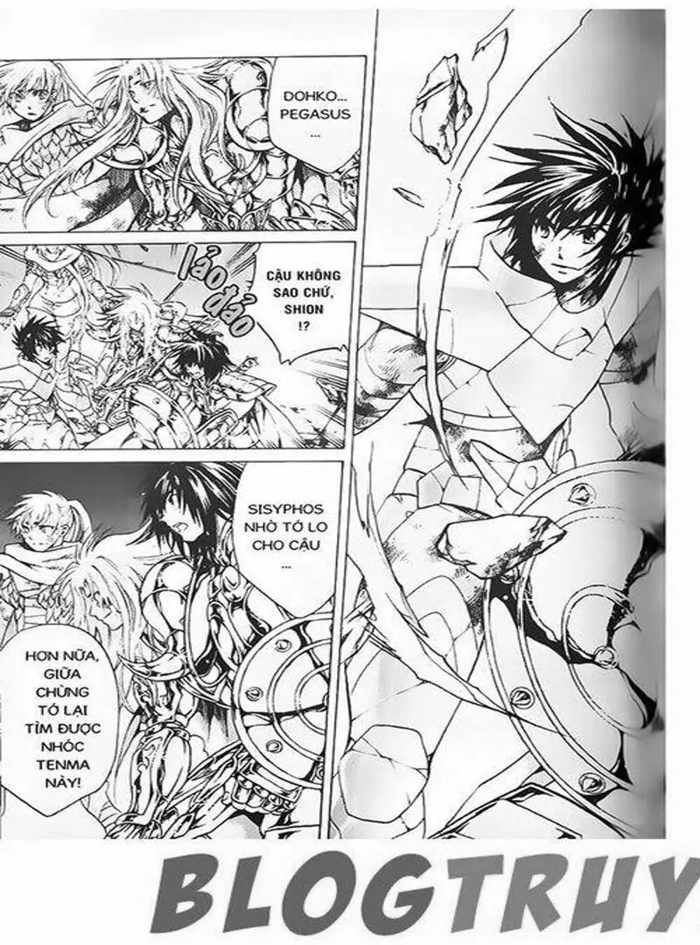 Truyện Tranh Truyền Thuyết Minh Vương - Sain Saiyan: The Lost Canvas trang 4