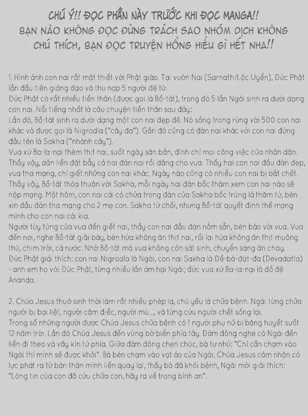 Truyện Tranh Chúa Jesus Và Phật Gautama - Saint Oniisan trang 3