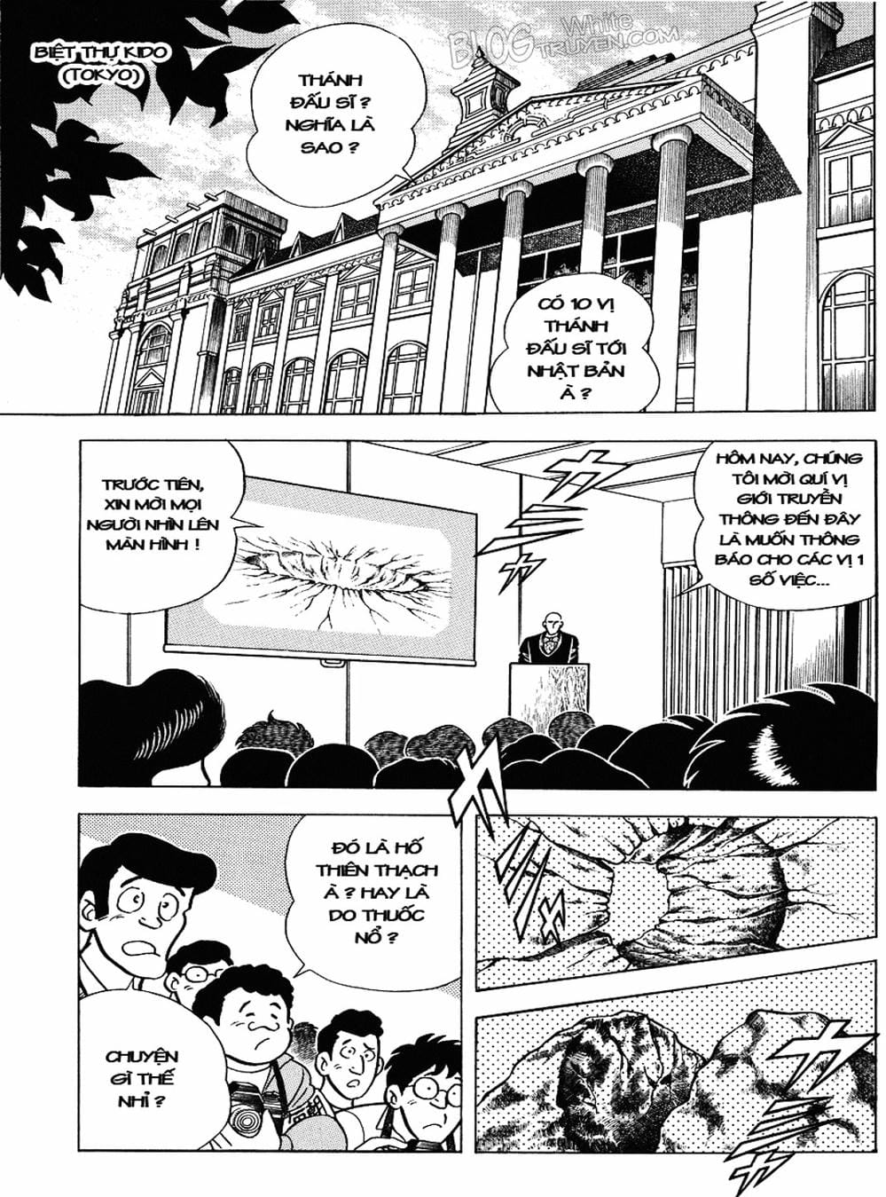 Truyện Tranh Áo Giáp Vàng - Saint Seiya trang 4