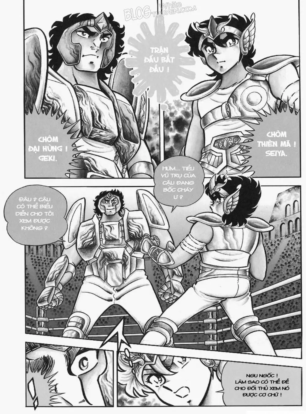 Truyện Tranh Áo Giáp Vàng - Saint Seiya trang 4