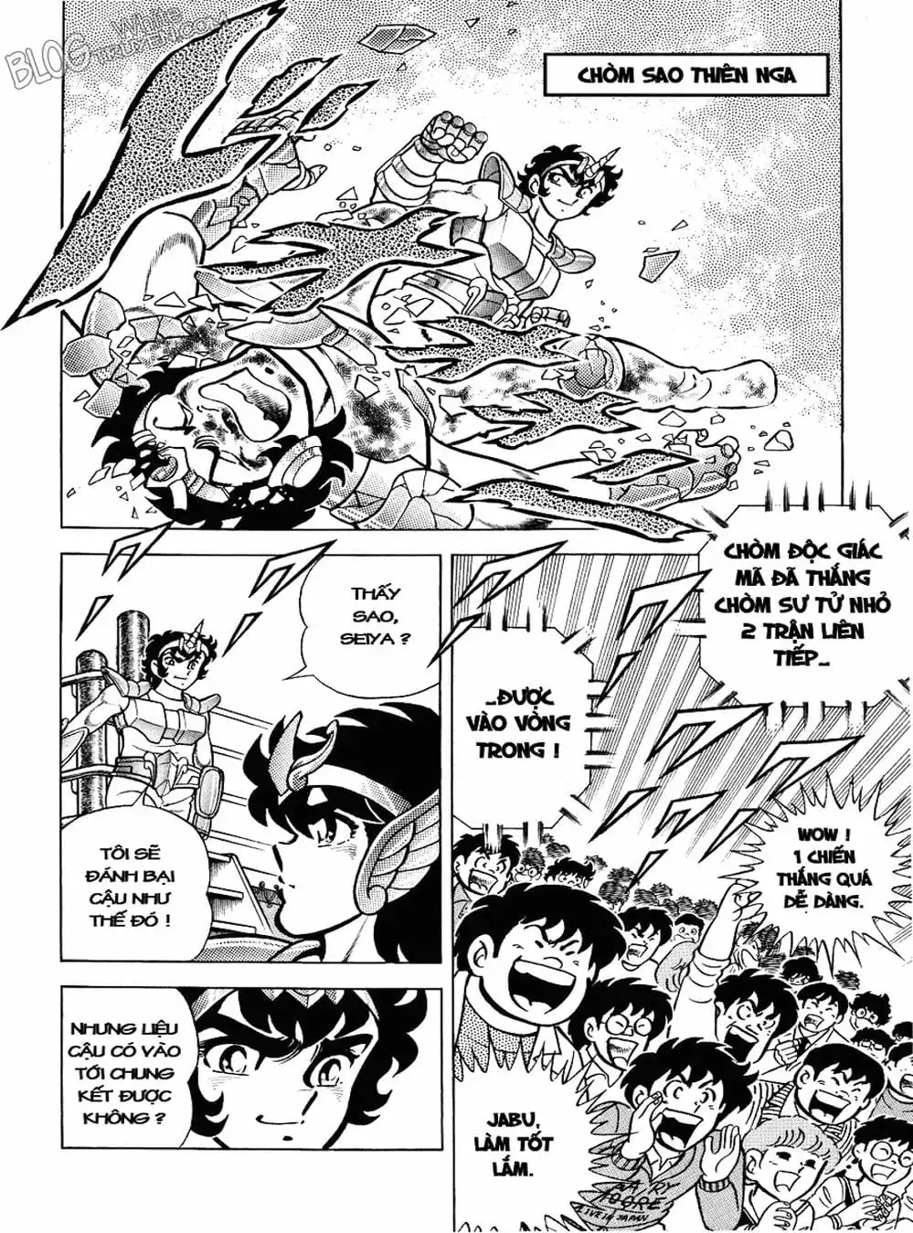 Truyện Tranh Áo Giáp Vàng - Saint Seiya trang 4
