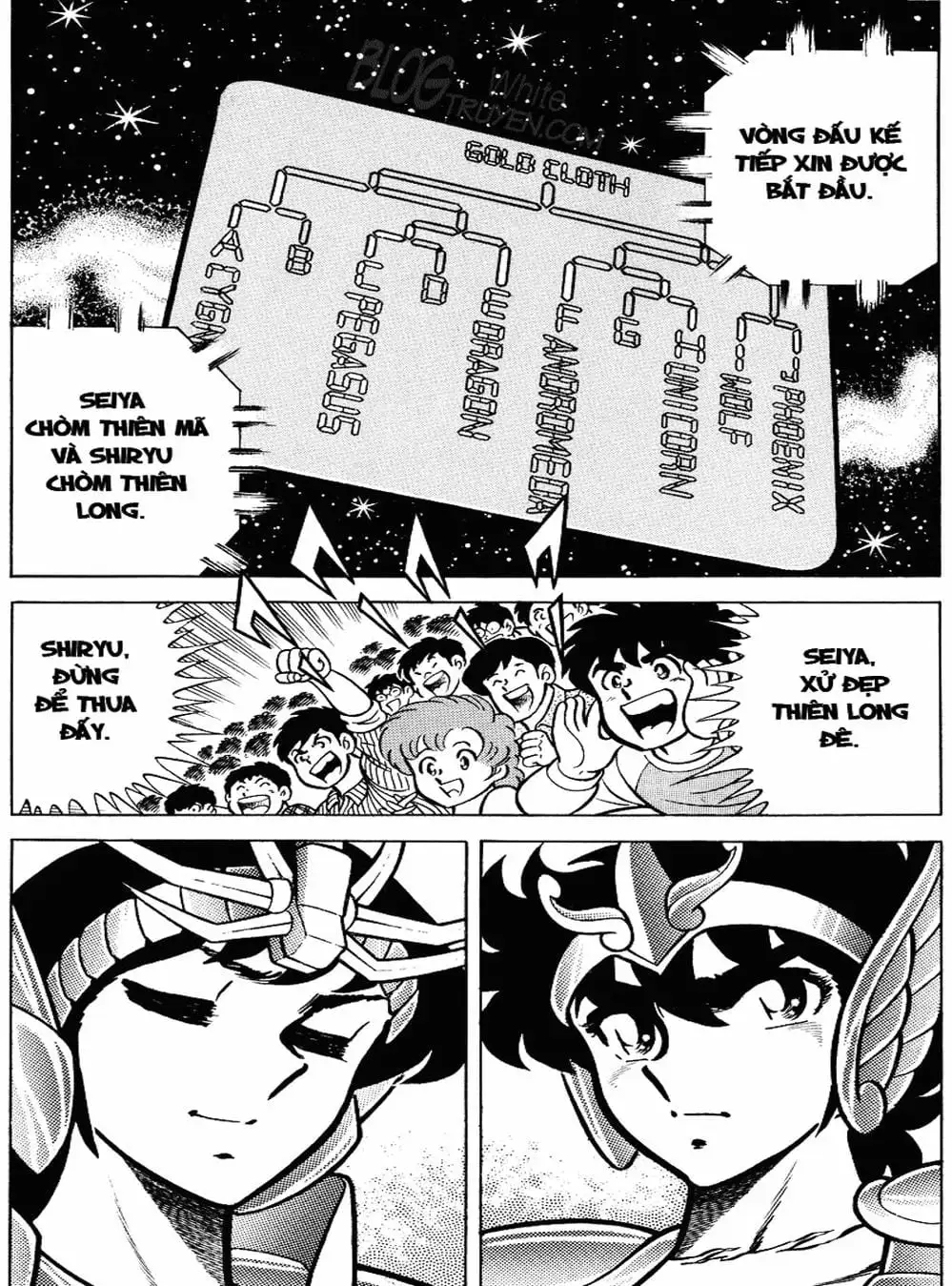 Truyện Tranh Áo Giáp Vàng - Saint Seiya trang 4