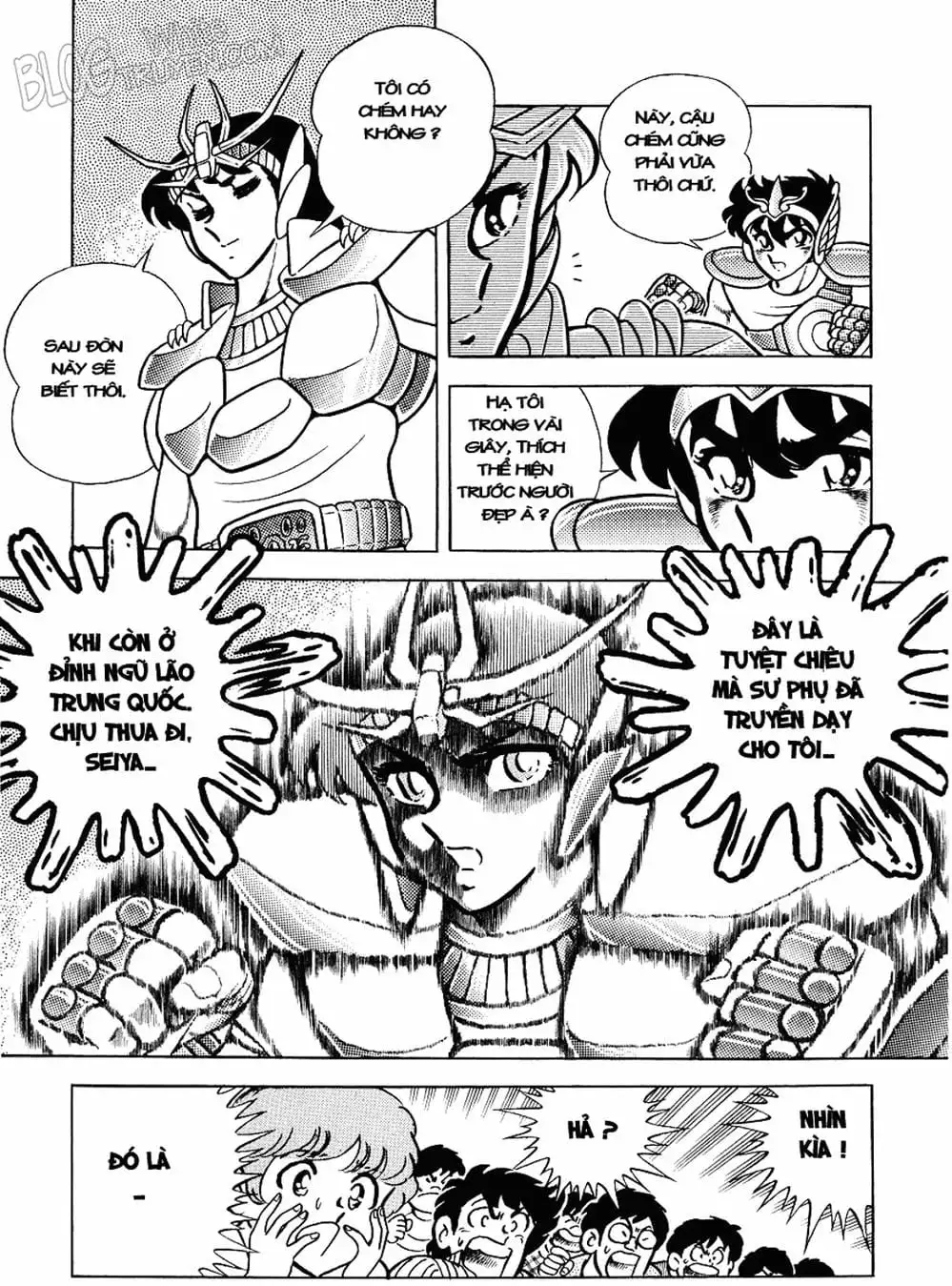 Truyện Tranh Áo Giáp Vàng - Saint Seiya trang 4