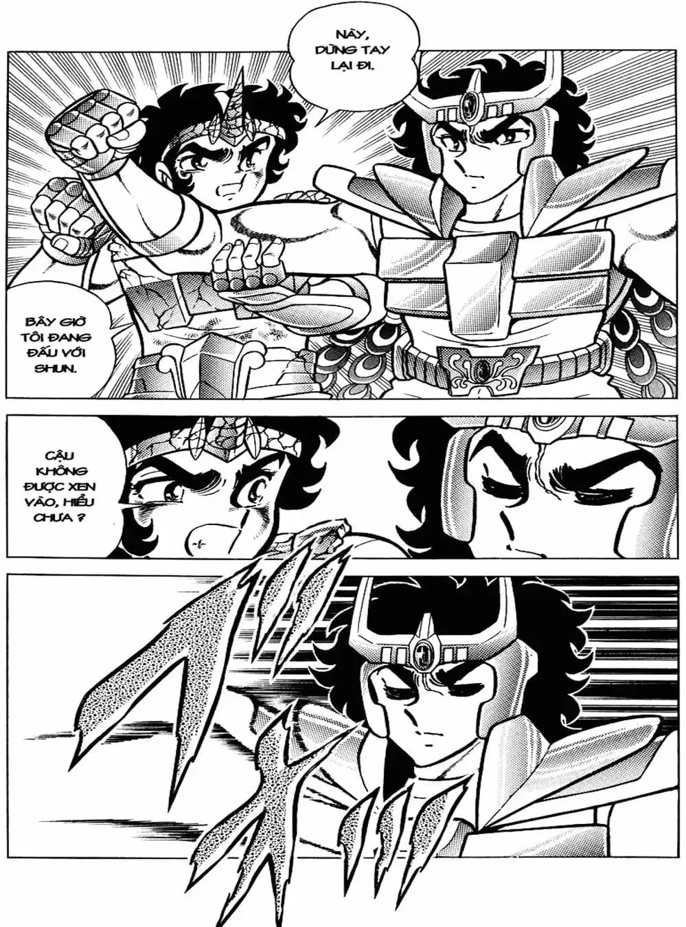 Truyện Tranh Áo Giáp Vàng - Saint Seiya trang 4