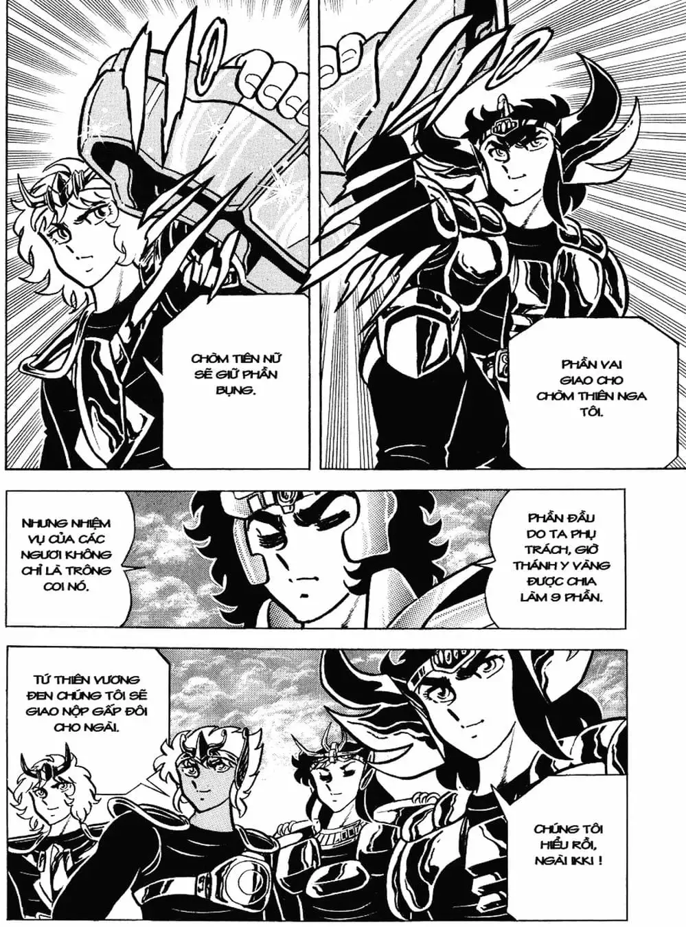 Truyện Tranh Áo Giáp Vàng - Saint Seiya trang 4