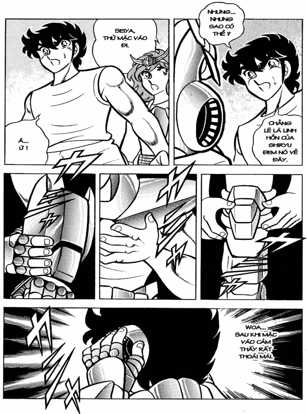 Truyện Tranh Áo Giáp Vàng - Saint Seiya trang 4