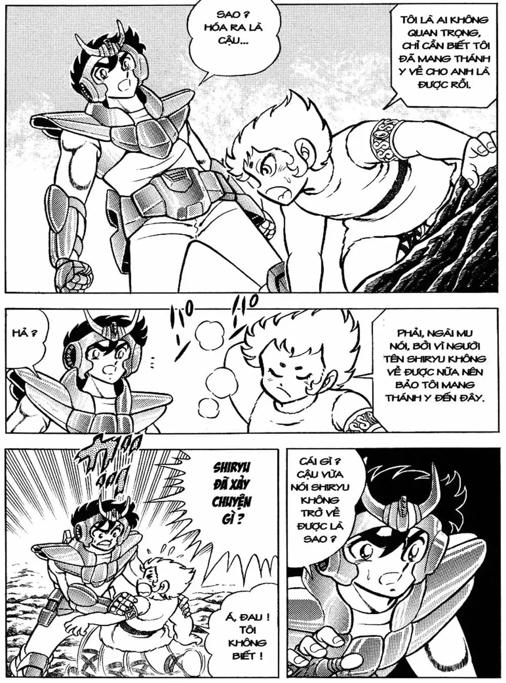 Truyện Tranh Áo Giáp Vàng - Saint Seiya trang 4