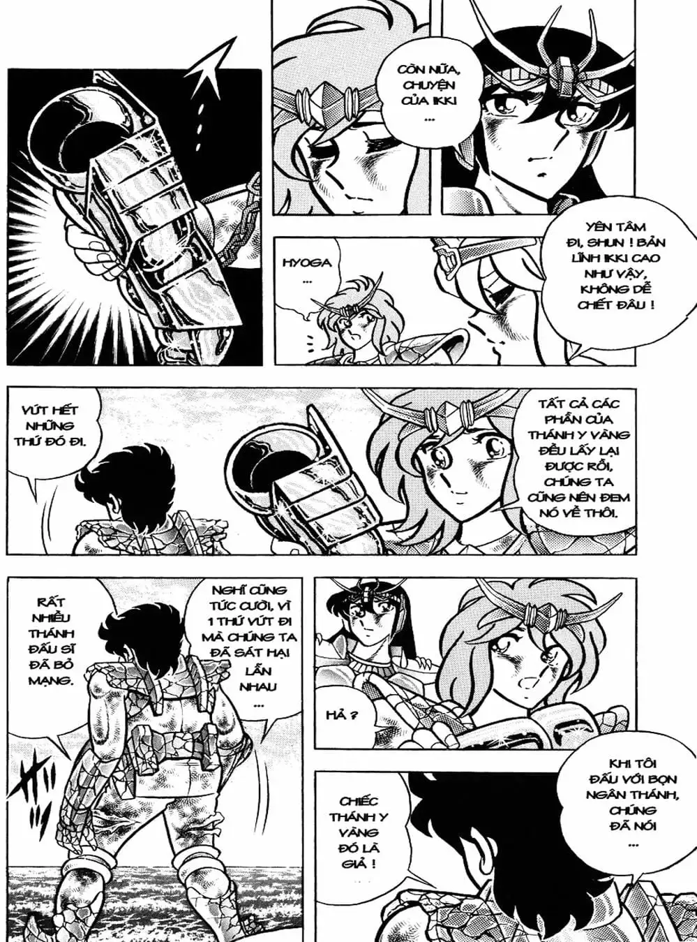 Truyện Tranh Áo Giáp Vàng - Saint Seiya trang 4