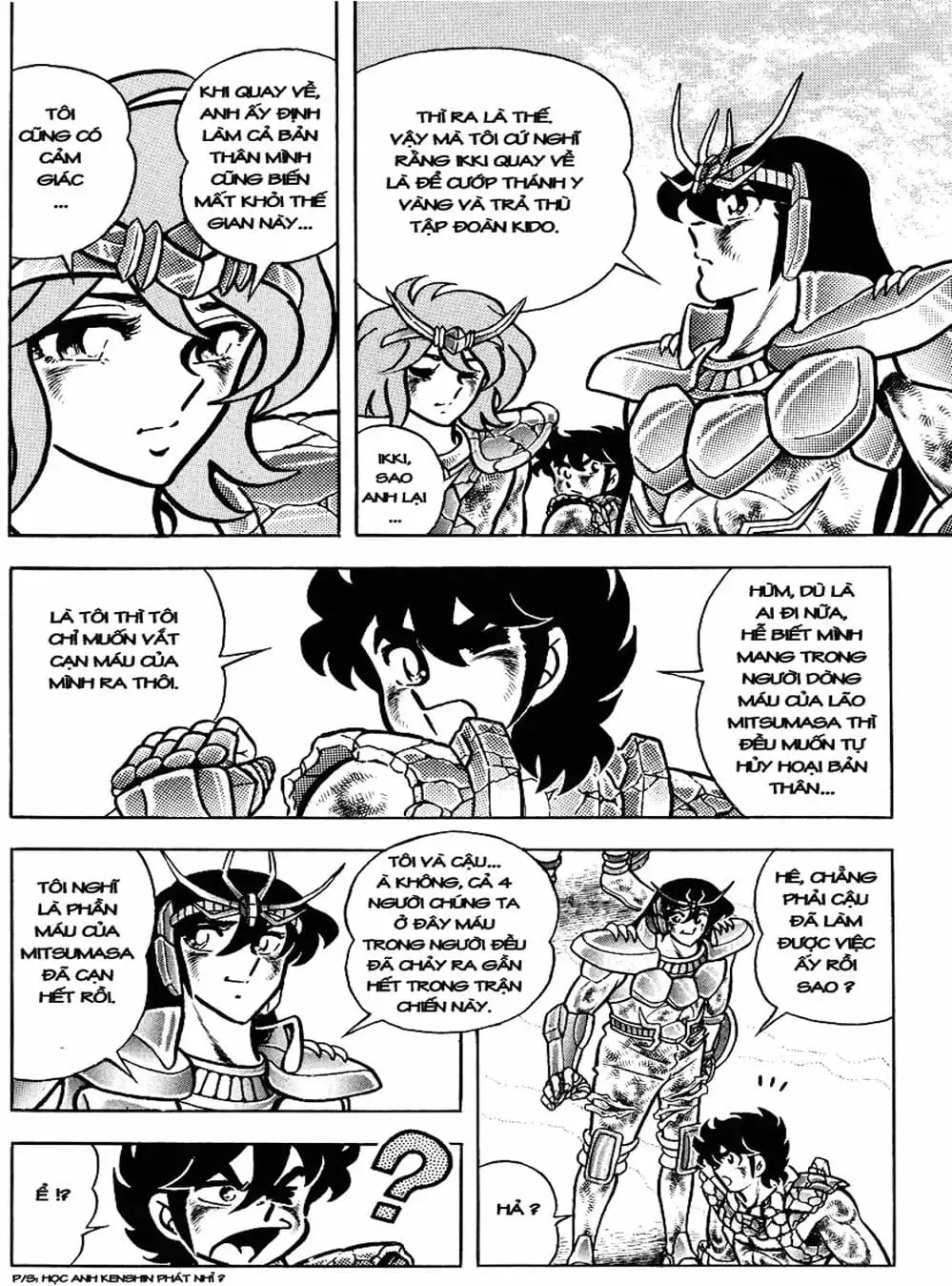 Truyện Tranh Áo Giáp Vàng - Saint Seiya trang 4