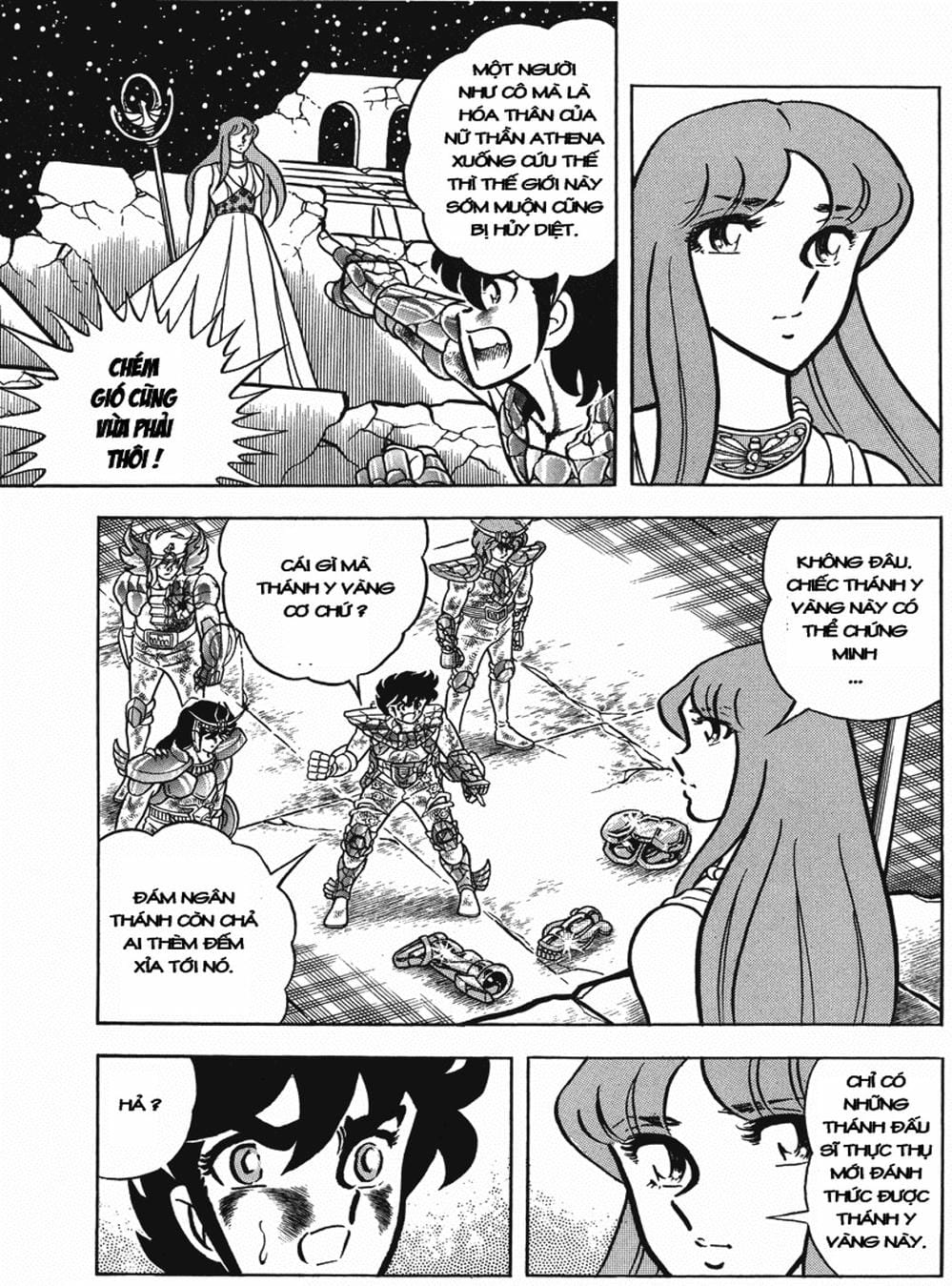 Truyện Tranh Áo Giáp Vàng - Saint Seiya trang 4