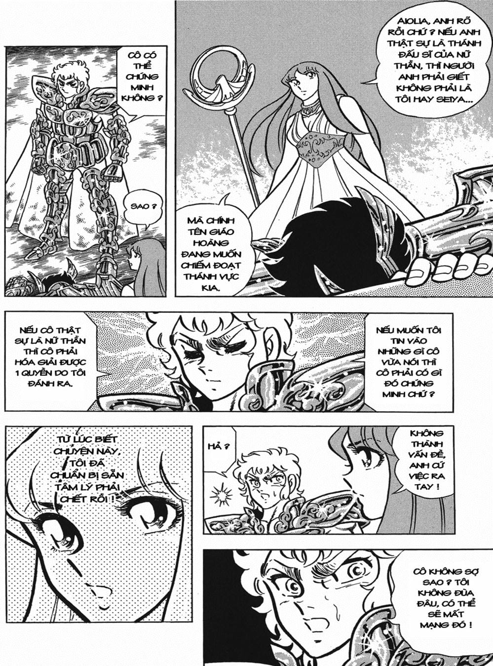Truyện Tranh Áo Giáp Vàng - Saint Seiya trang 4