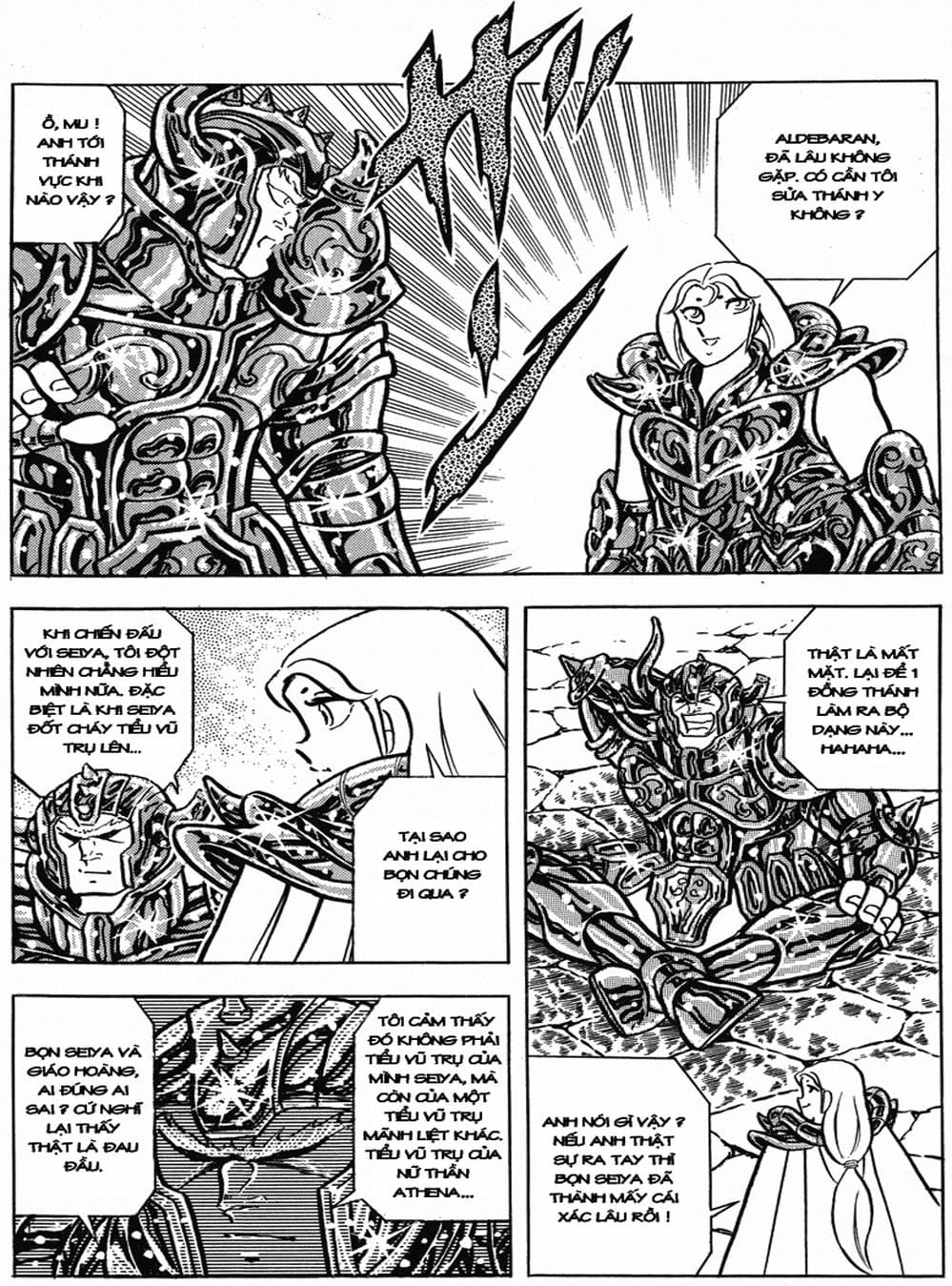 Truyện Tranh Áo Giáp Vàng - Saint Seiya trang 4