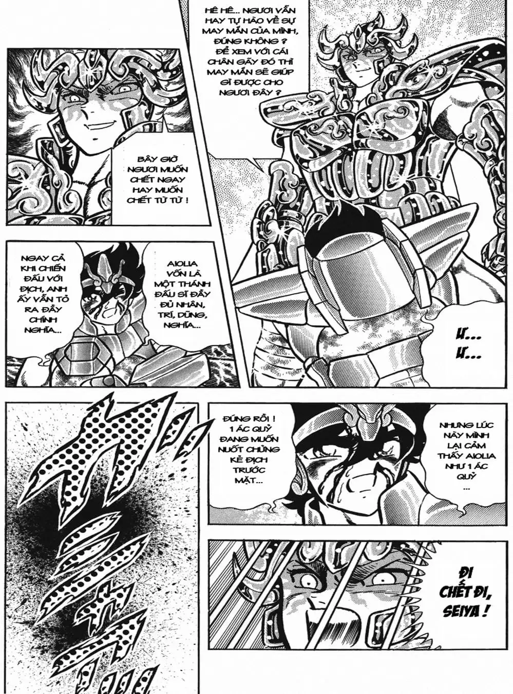 Truyện Tranh Áo Giáp Vàng - Saint Seiya trang 4