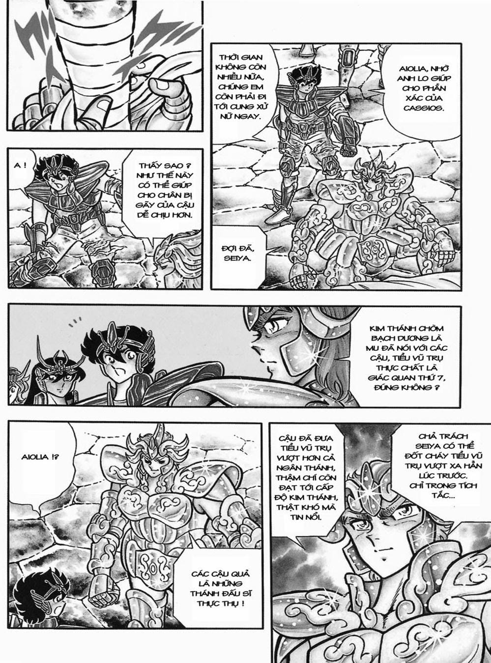 Truyện Tranh Áo Giáp Vàng - Saint Seiya trang 4