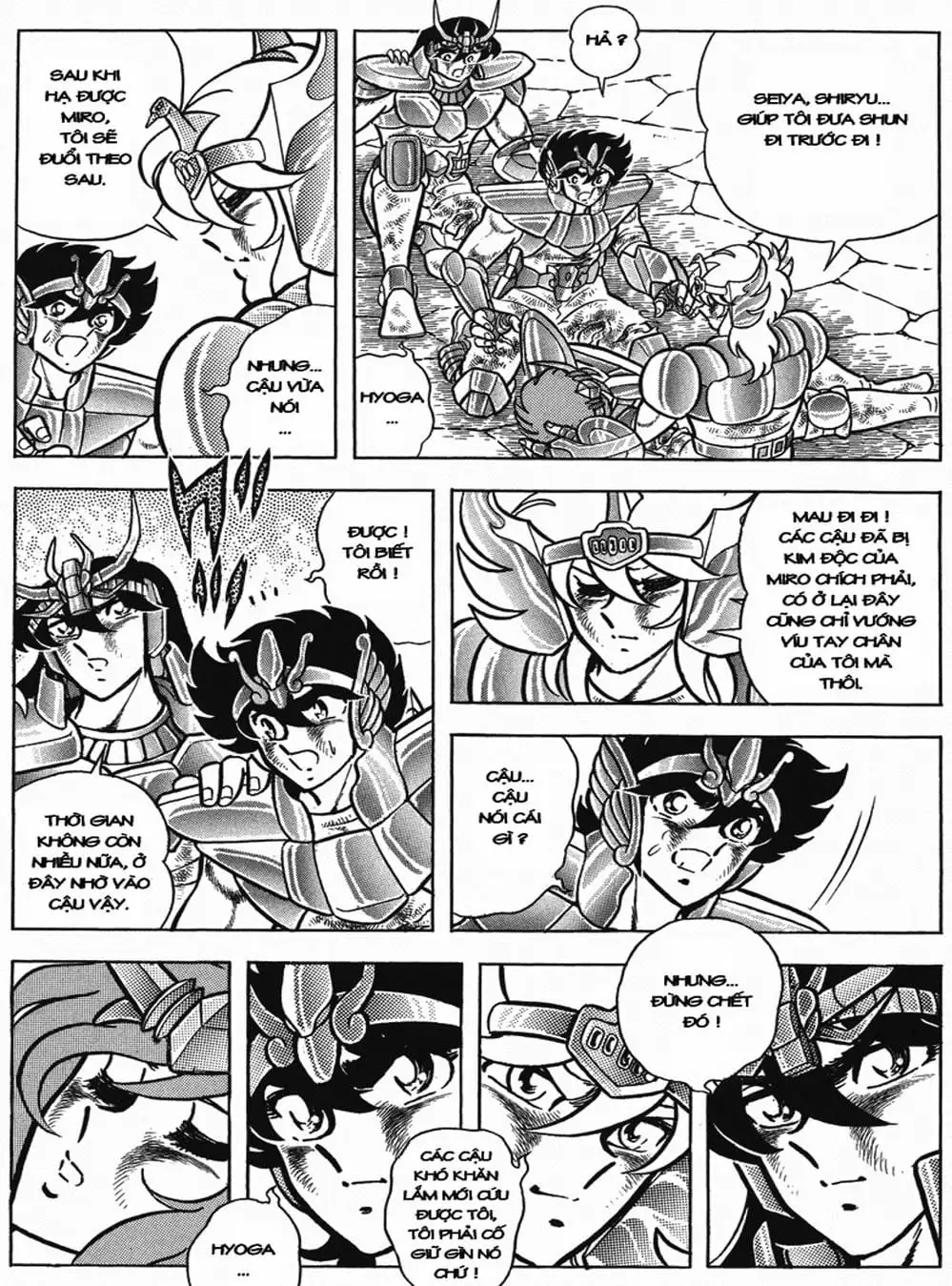 Truyện Tranh Áo Giáp Vàng - Saint Seiya trang 4