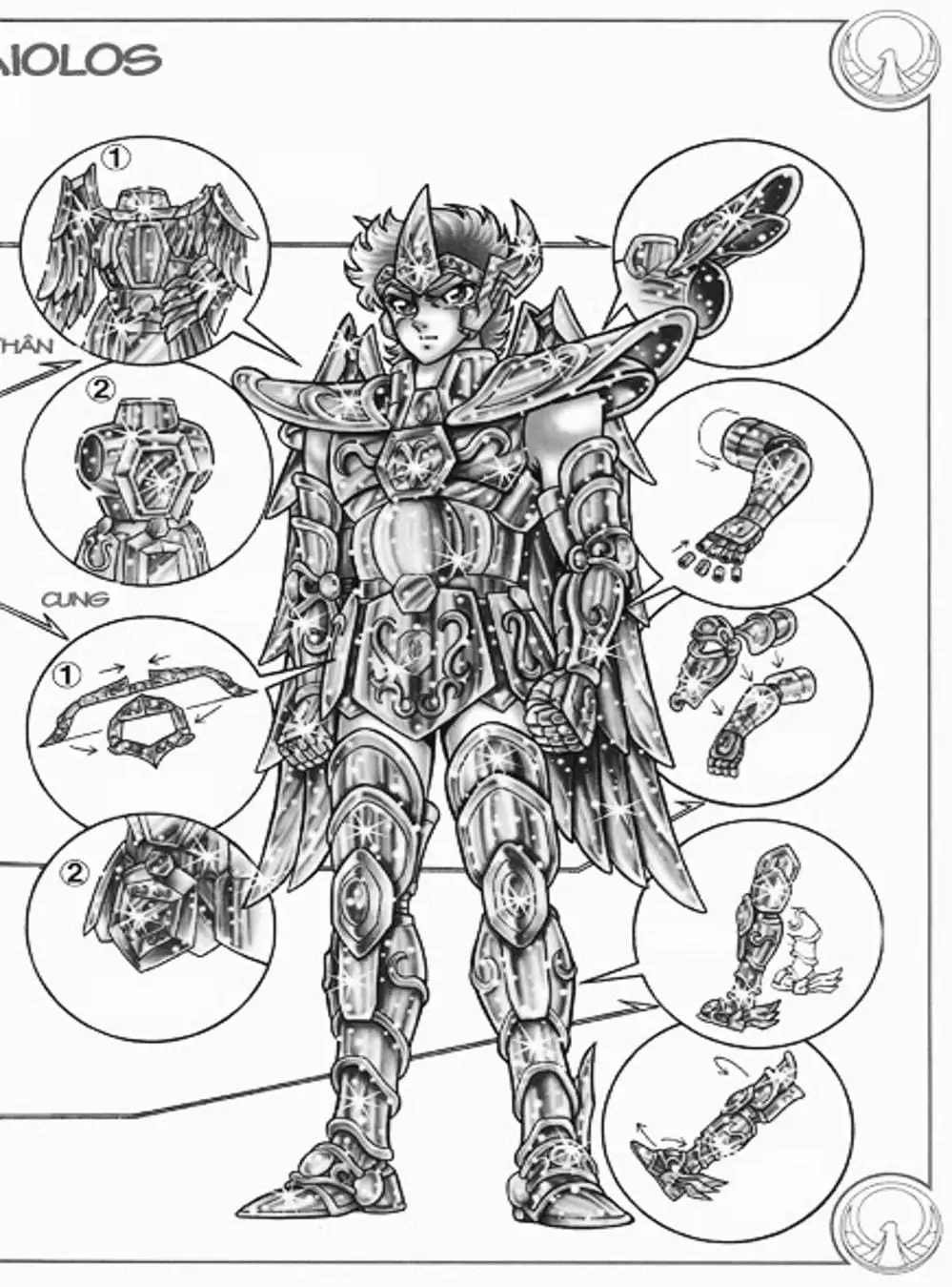 Truyện Tranh Áo Giáp Vàng - Saint Seiya trang 4