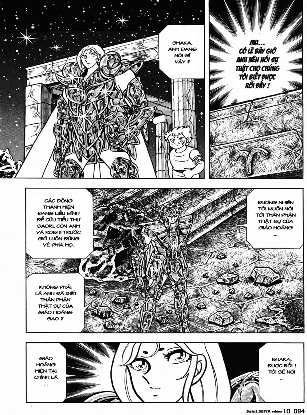 Truyện Tranh Áo Giáp Vàng - Saint Seiya trang 4