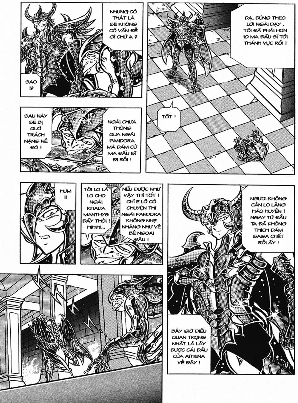 Truyện Tranh Áo Giáp Vàng - Saint Seiya trang 4