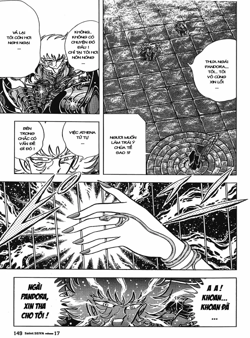 Truyện Tranh Áo Giáp Vàng - Saint Seiya trang 4