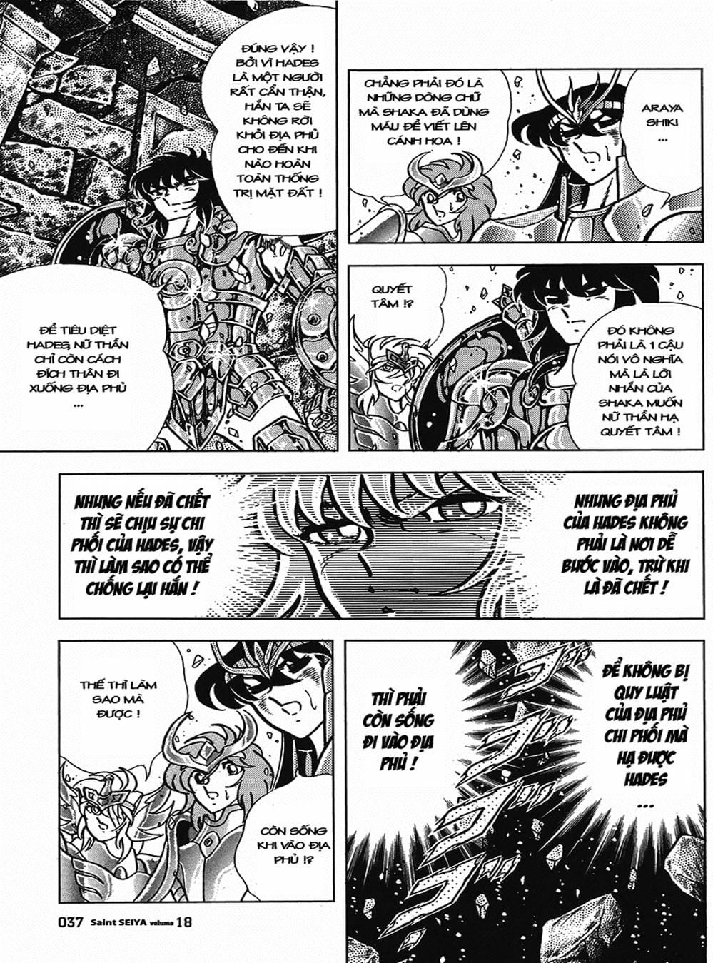 Truyện Tranh Áo Giáp Vàng - Saint Seiya trang 4