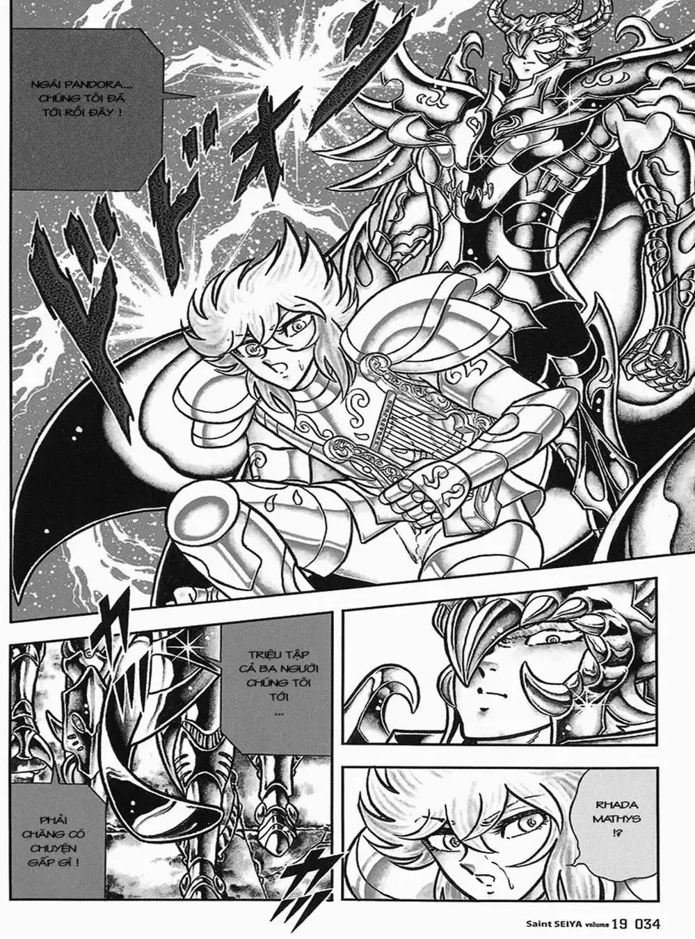 Truyện Tranh Áo Giáp Vàng - Saint Seiya trang 4