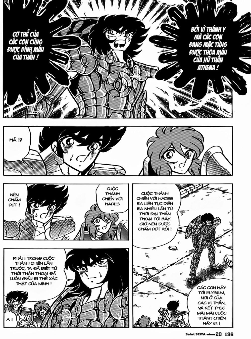 Truyện Tranh Áo Giáp Vàng - Saint Seiya trang 4