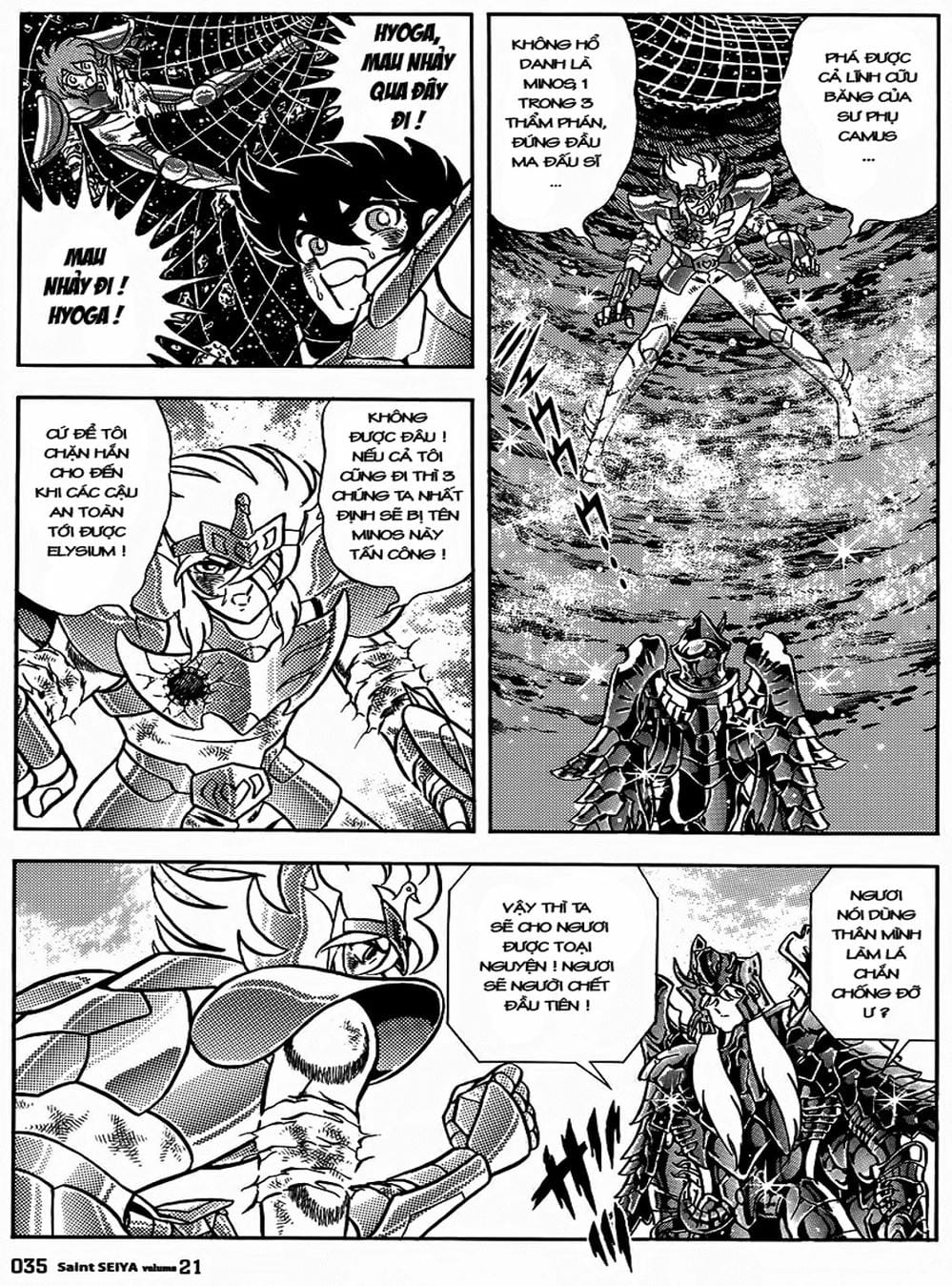 Truyện Tranh Áo Giáp Vàng - Saint Seiya trang 4