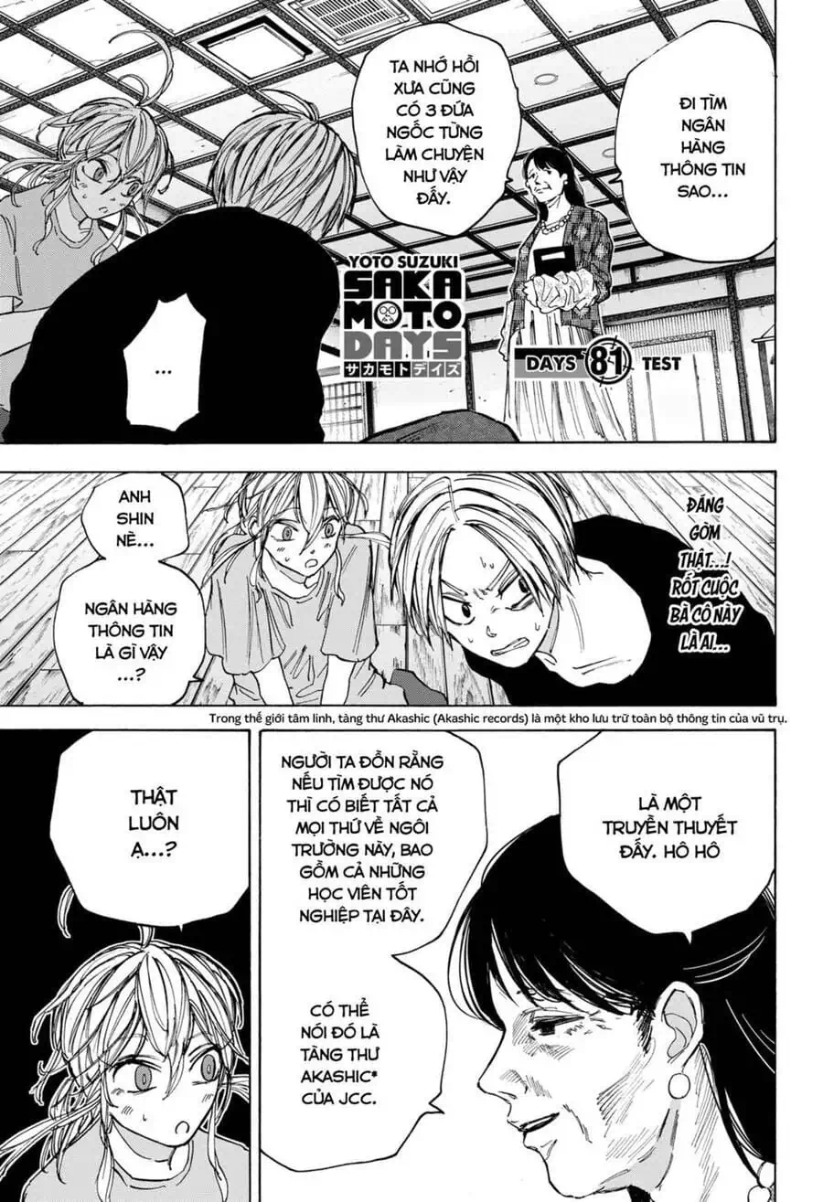 Truyện Tranh Sát Thủ Về Vườn - Sakamoto Days trang 6