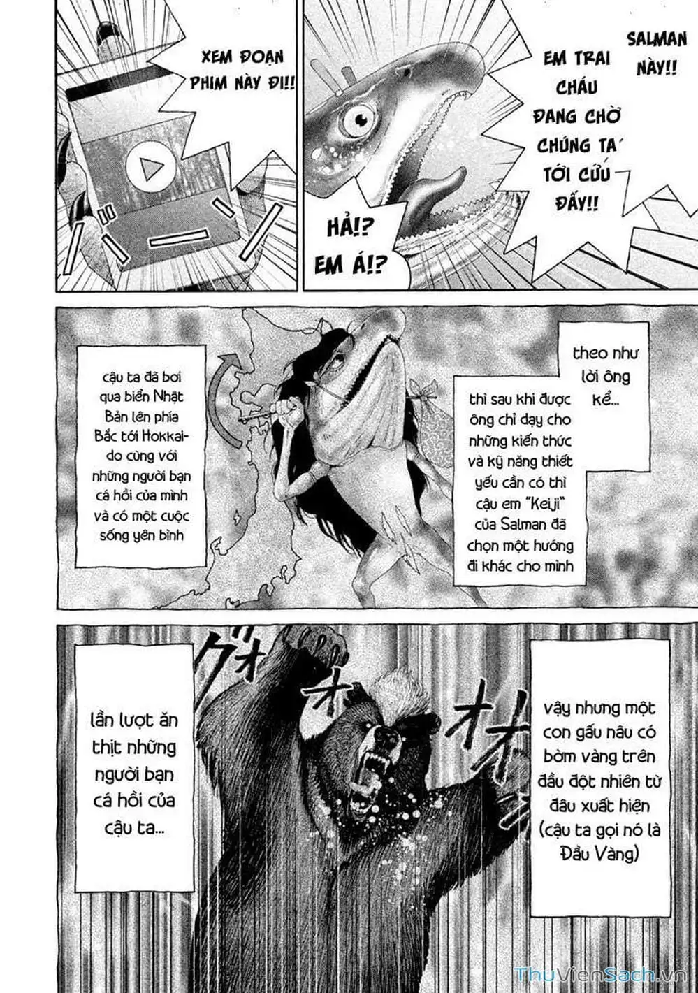 Truyện Tranh Người Cá Hồi - Salman trang 6