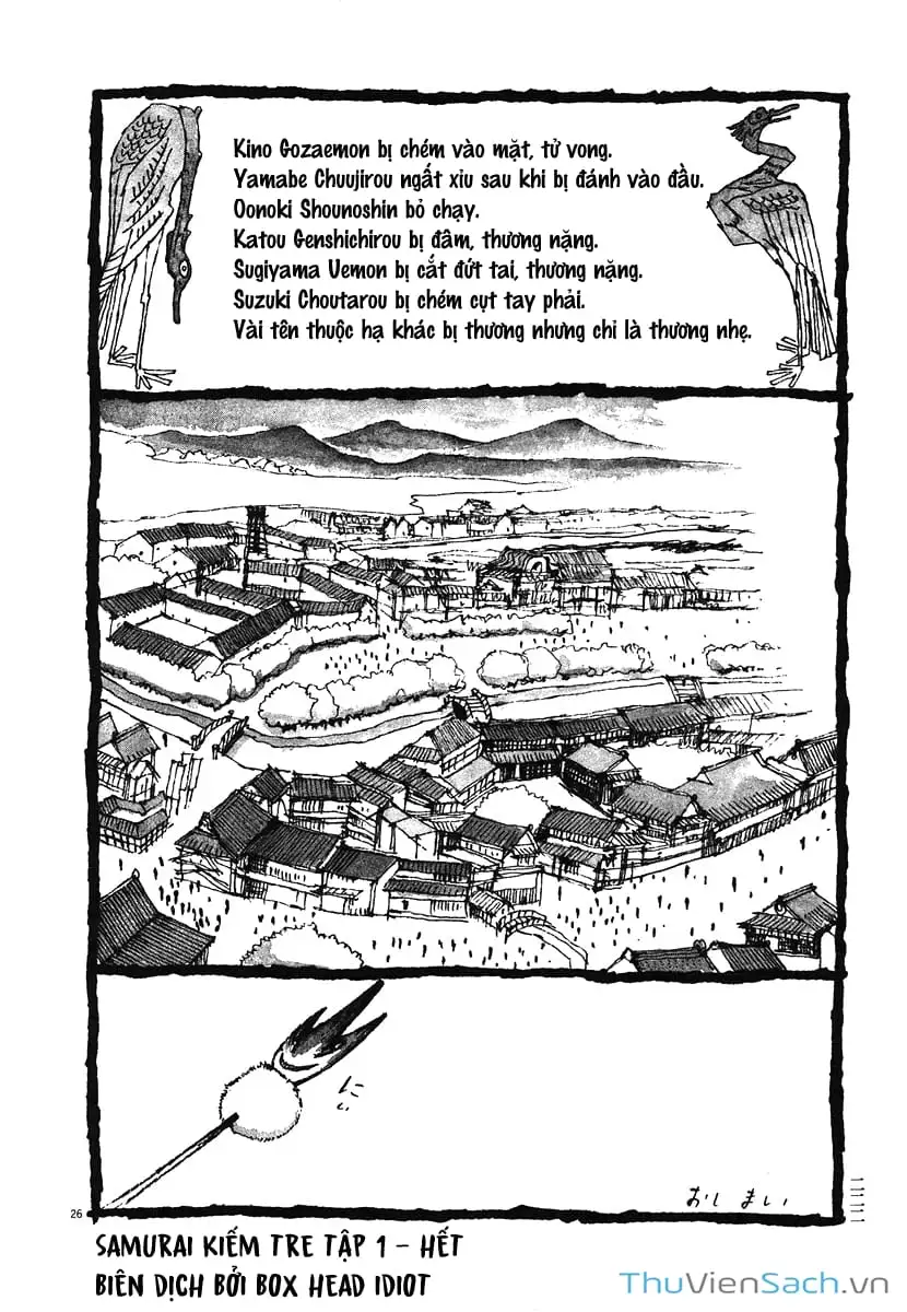 Truyện Tranh Samurai Kiếm Tre - Bamboo Samurai trang 4