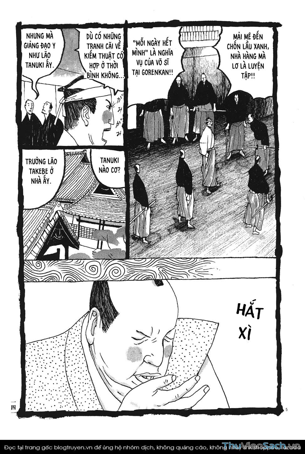 Truyện Tranh Samurai Kiếm Tre - Bamboo Samurai trang 4