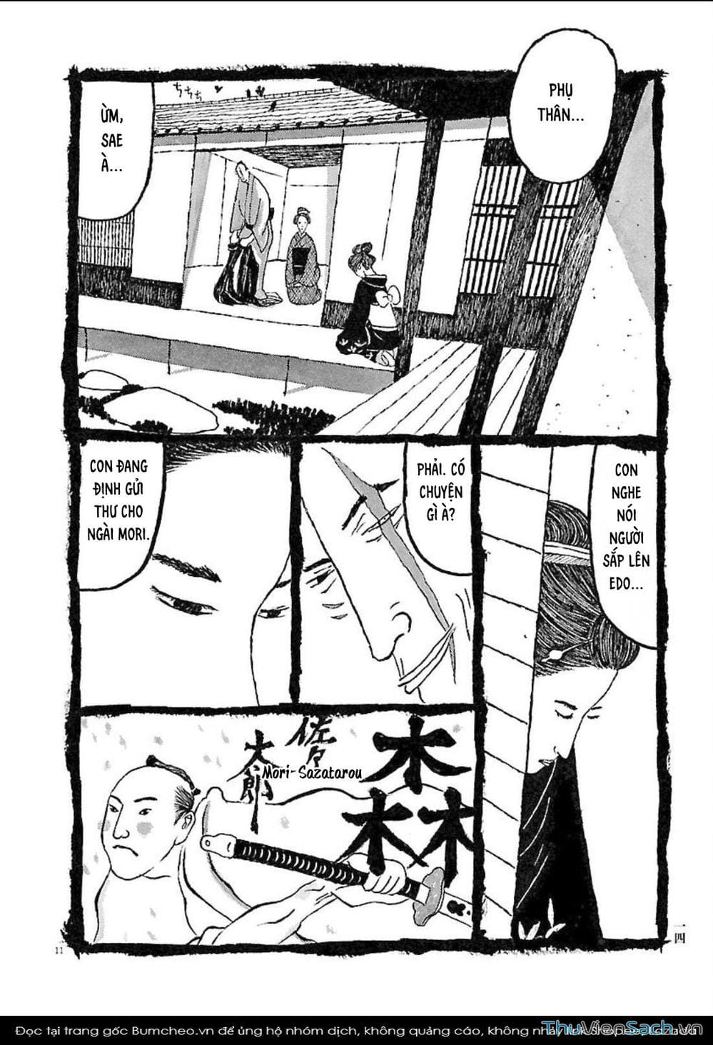 Truyện Tranh Samurai Kiếm Tre - Bamboo Samurai trang 4